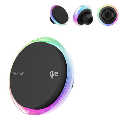 Купить 15W Fast Charging Car Wireless Charger With Cooling Fan And Starry Sky Light Step Design And Large Phone Compatibility online manufacture
