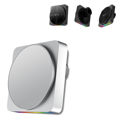 Купить 15 Вт быстрая беспроводная зарядка Magsafe Car Mount с 9-цветным освещением online manufacture