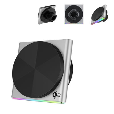 Купить Высококачественная металлическая магнитная автомобильная установка 9-цветный световой эффект RGB Ультратонкий дизайн Одноручная работа Быстрая зарядка online manufacture