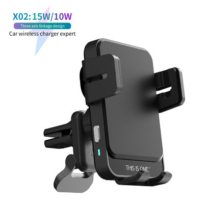 Купить Auto Clamping Wireless Car Phone Holder with Coil Alignment and Smart Tracking for Universal Compatibility online manufacture