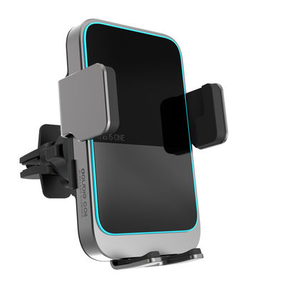 Купить Aluminum Alloy iPhone Wireless Charger with 12-24V Voltage and FOD Automatic Recognition for Hands-Free Car Use online manufacture
