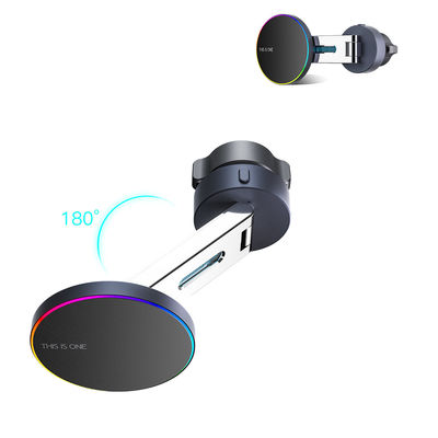 Складной iPhone Magsafe Car Mount с 9 цветовой анимацией освещения